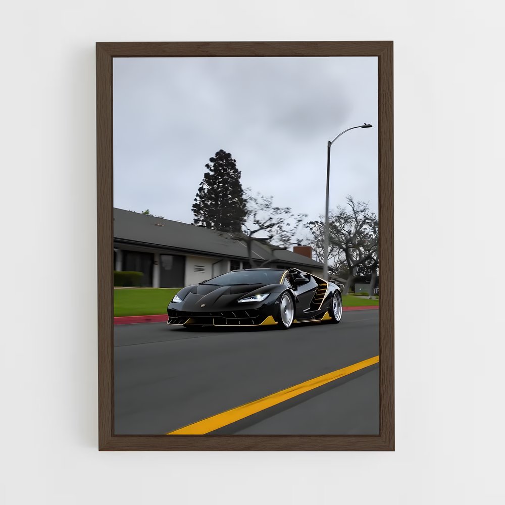 Poster Route du Centenaire – affiche Lamborghini (vue 5)